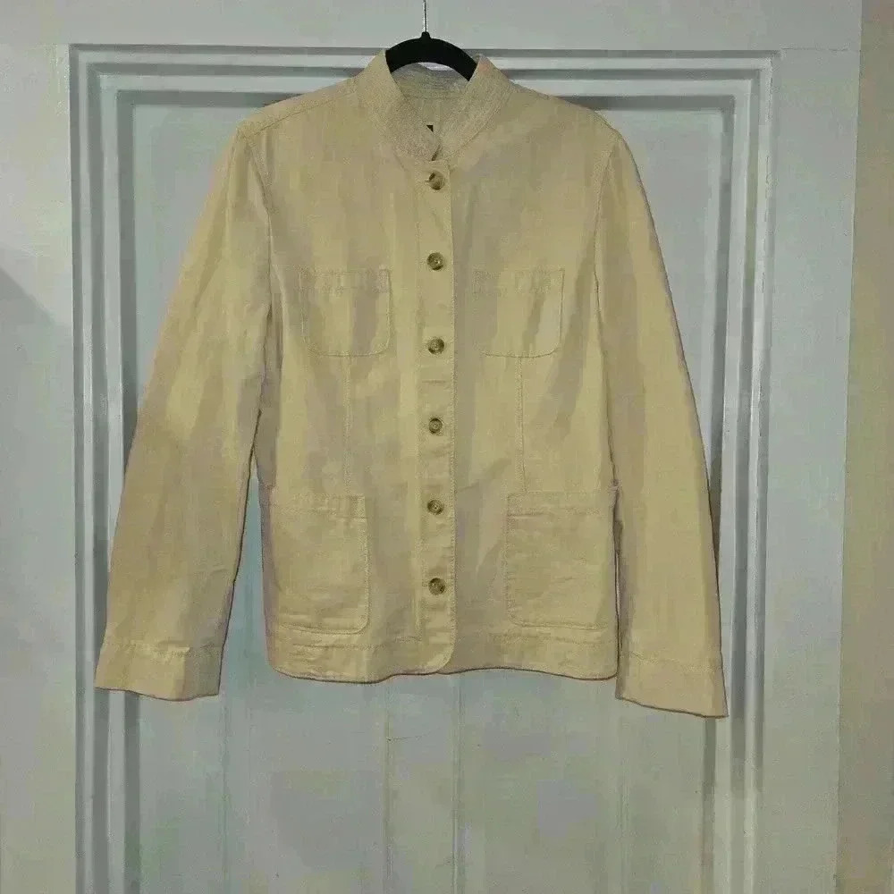 GAP Cream Utility Jacket - Picture 2 of 9